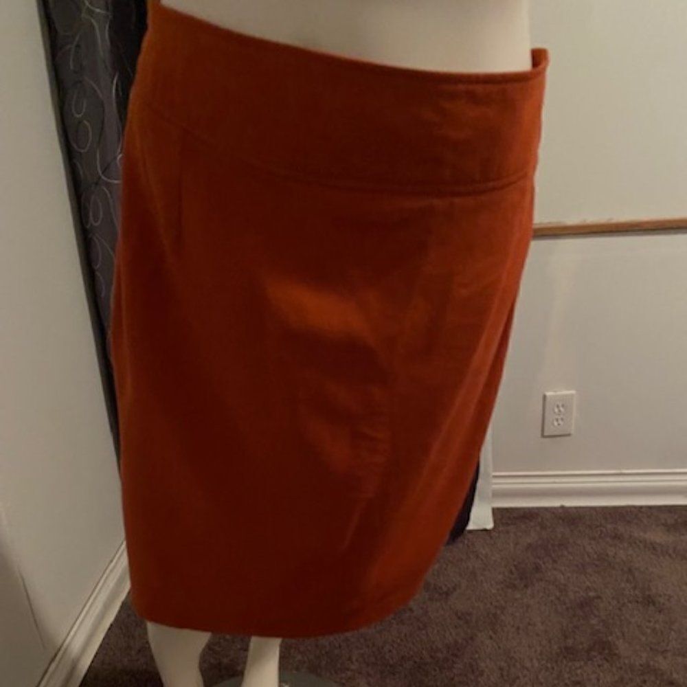 Pappagallo Vintage Orange High waist Pencil skirt, size 16